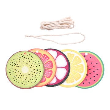lot éponges fruits avec cordon