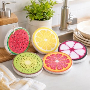 éponges en cellulose