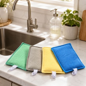éponges en microfibre