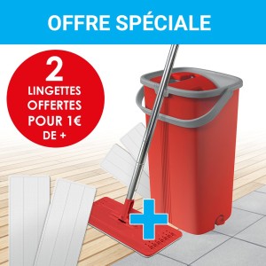 Balai Smart Mop COMPACT avec 2 lingettes