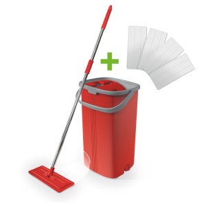 Balai Smart Mop COMPACT avec 4 lingettes