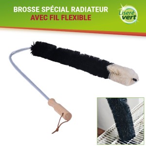 Brosse-plumeau spécial radiateur