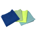Lot de 4 mini chiffons microfibres antibactériens