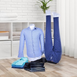 Mannequin de séchage et défroissage à air chaud 850 W - Lave-linge séchant  - Achat & prix