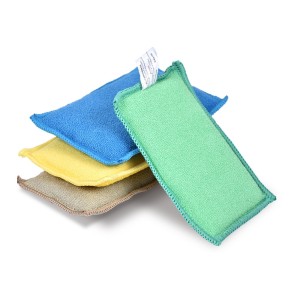 SSRDFU Eponge reutilisable Lavable - 4 éponges de Cuisine lavables, éponge  de Cuisine en Microfibre, éponges de Nettoyage Double Face, éponge de  Nettoyage pour la saleté Tenace : : Cuisine et Maison