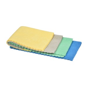 Chiffons en ratine recyclées de couleurs variées - Boîte de 25 lbs