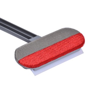 Embout brosse velours avec raclette