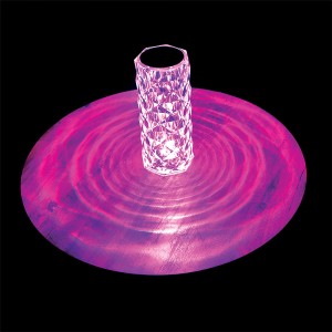 Lampe d'ambiance CRYSTALIGHT rose