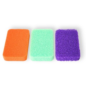 Lot de 2 éponges en silicone spécial vaisselle, 100% hygiéniques,  innovation ménage