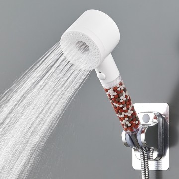 pomme de douche blanc 5 jets personnalisables