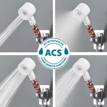 Douche pure shower Eco label ACS coloris blanc