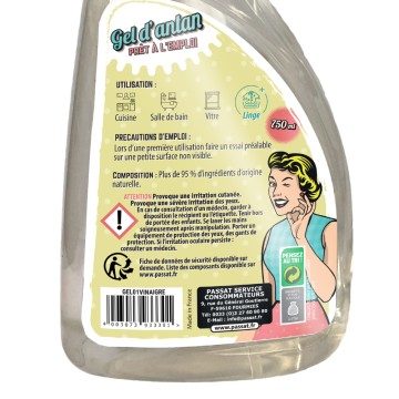 précautions gel d'antan vinaigre