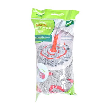 emballage recharge microfibre magic twist mop