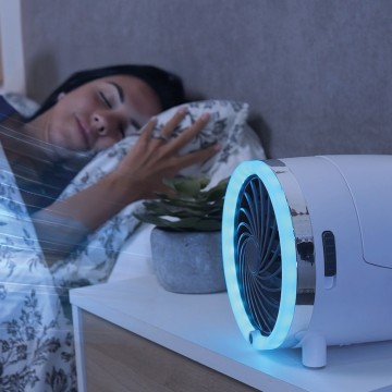 petit ventilateur rafraîchisseur d'air de table