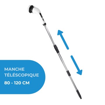 brosse de nettoyage à manche télescopique