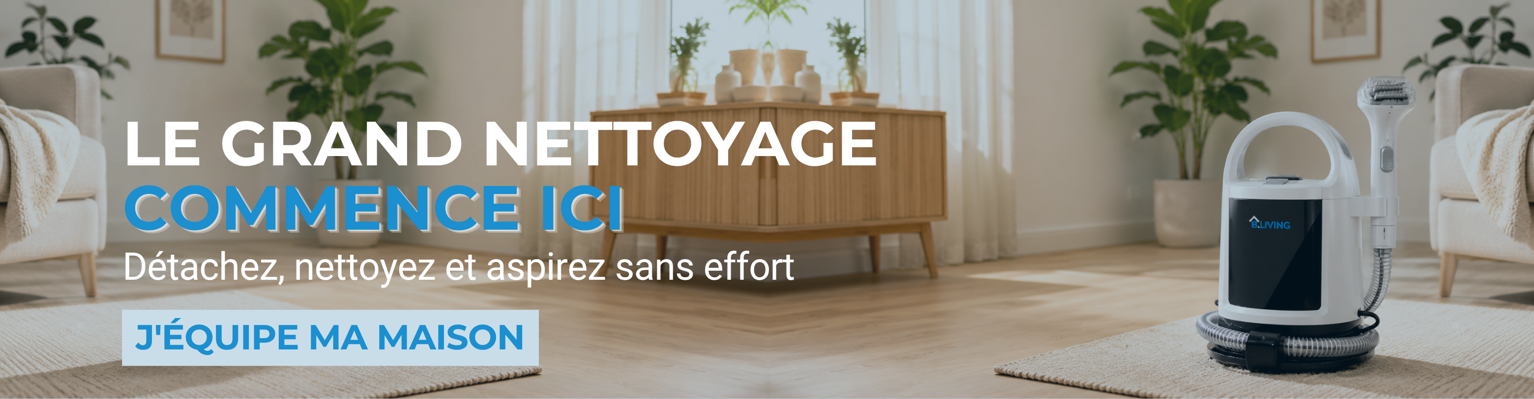Shampouineuse compacte pour tissus HYDROPOWER CLEAN